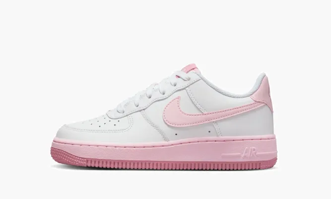 Кроссовки Air Force 1 GS «White / Pink» белый