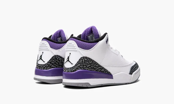 Для самых маленьких Air Jordan 3 Retro PS «Dark Iris» белый