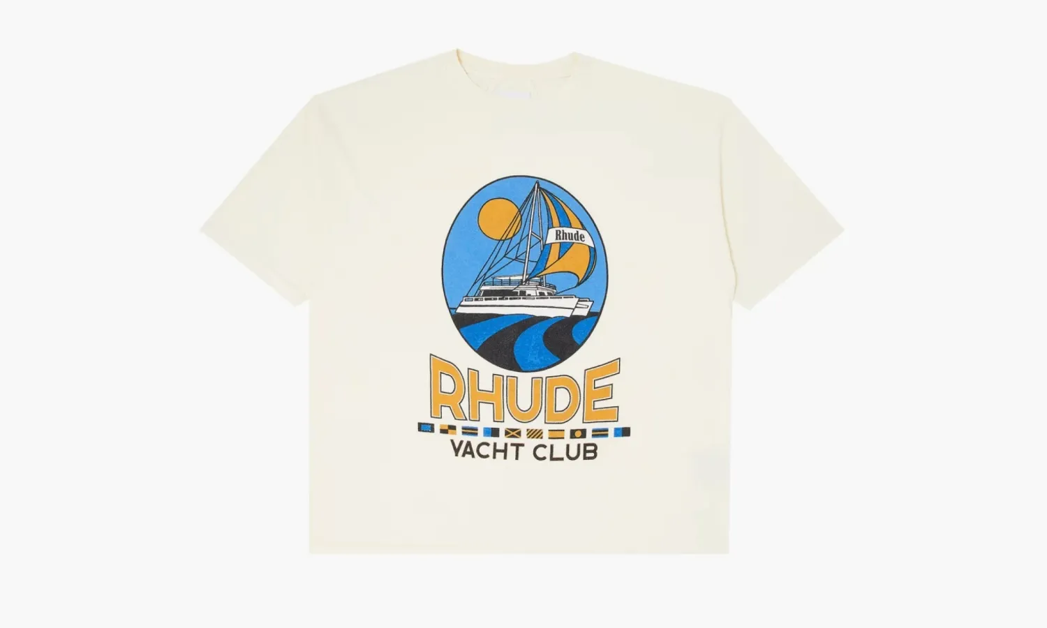 RHUDE Yacht Club Tee «Vintage White»