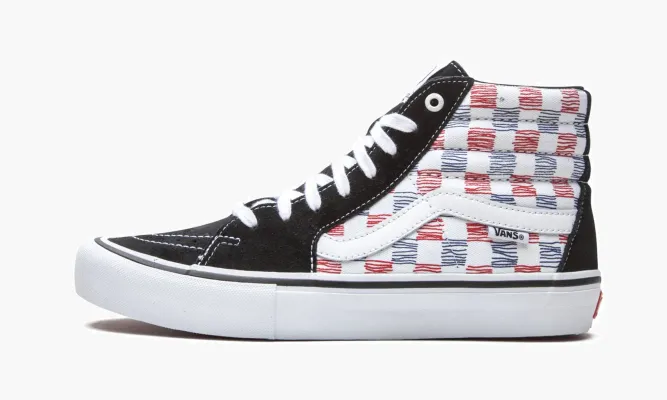 Кроссовки Vans Sk8-hi «Sketched Checkerboard» разноцветный