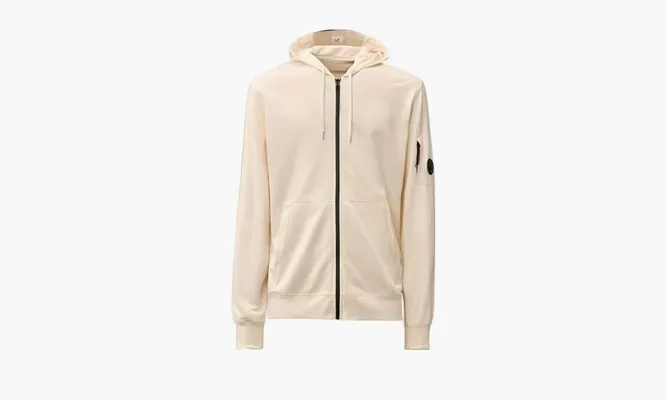 Одежда C.P. Company Light Fleece Zipped Hoodie «Beige» бежевый