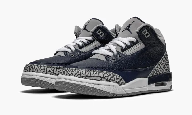 Кроссовки Air Jordan 3 Retro GS «Georgetown» синий