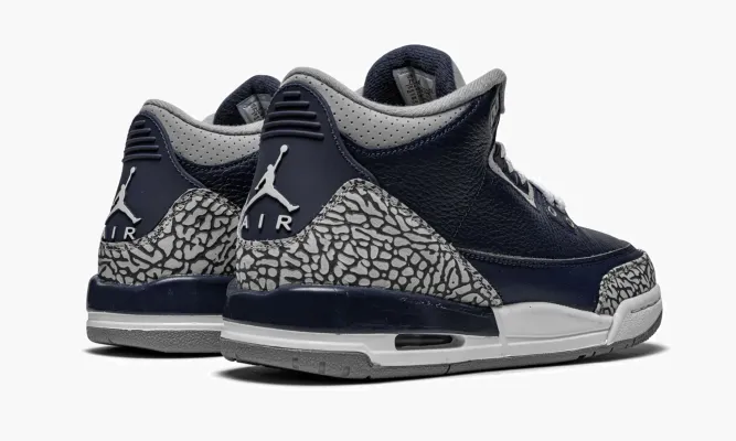 Кроссовки Air Jordan 3 Retro GS «Georgetown» синий