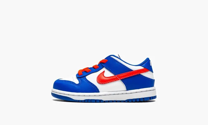 Для самых маленьких Nike Dunk Low TD «Game Royal / Crimson» белый