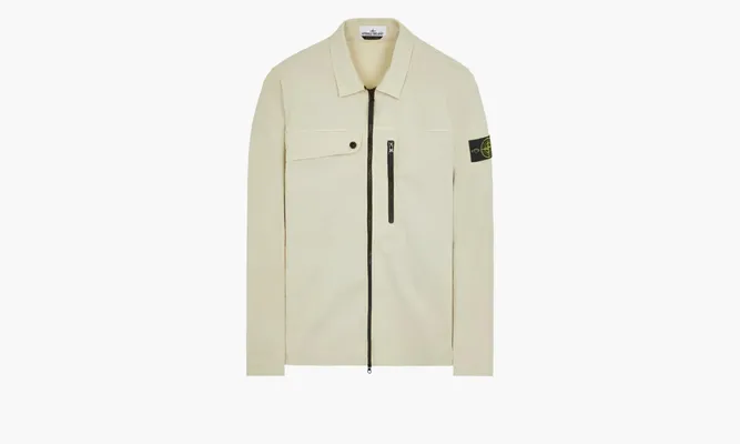 Одежда Stone Island Zip Shirt Jacket «White» белый