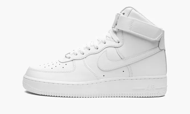 Кроссовки Air Force 1 HIGH MNS WMNS «Triple White» белый