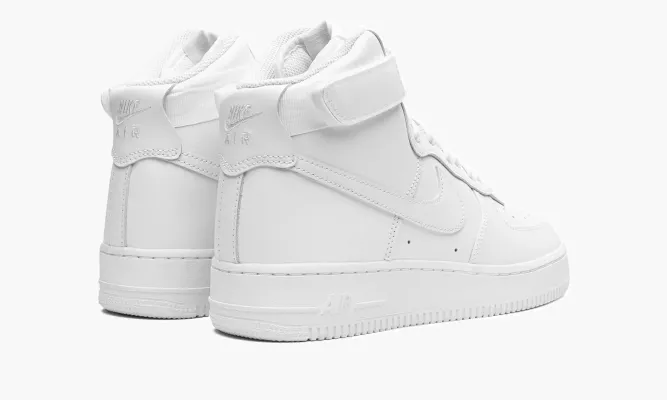 Кроссовки Air Force 1 HIGH MNS WMNS «Triple White» белый