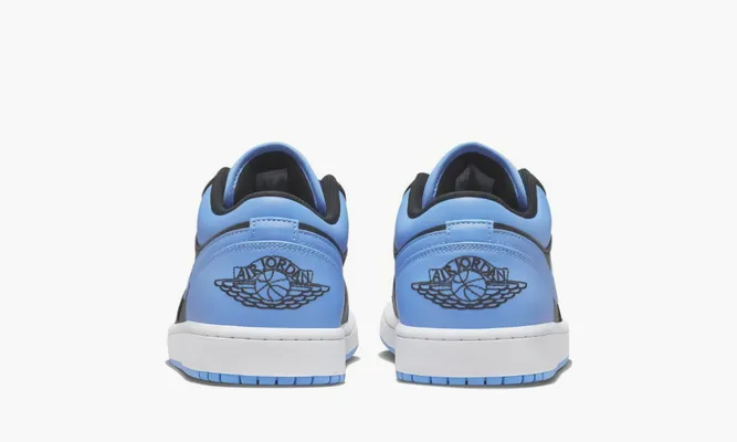 Кроссовки Nike Air Jordan 1 Low «Black University Blue» lightBlue