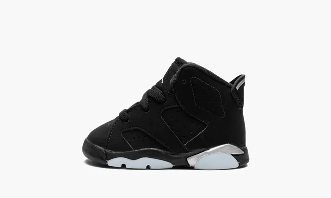 Для самых маленьких Air Jordan 6 TD «Chrome» черный