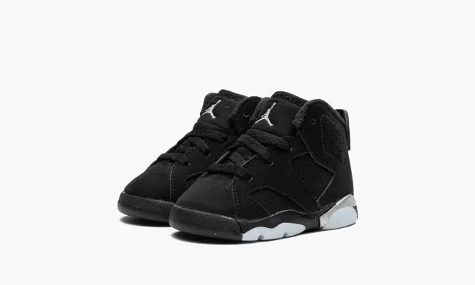 Для самых маленьких Air Jordan 6 TD «Chrome» черный