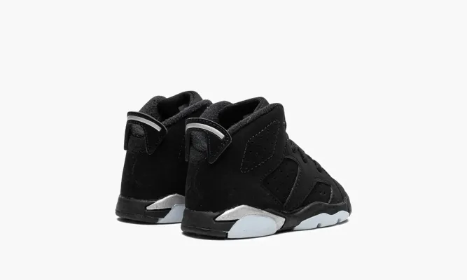 Для самых маленьких Air Jordan 6 TD «Chrome» черный