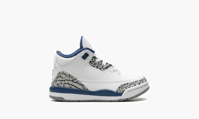 Для самых маленьких Air Jordan 3 TD «Wizards» белый