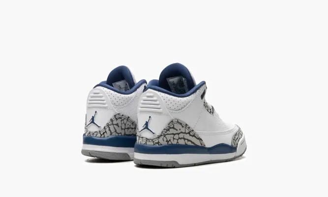 Для самых маленьких Air Jordan 3 TD «Wizards» белый