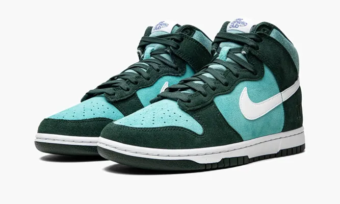 Кроссовки Nike Dunk HI Retro SE «Athletic Club - Pro Green» синий