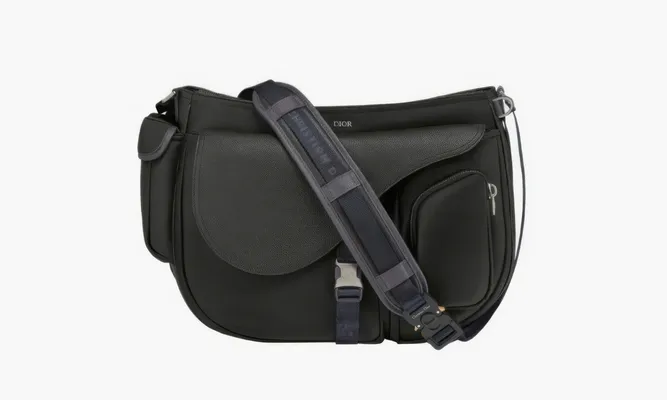 Сумки Dior X Sacai Saddle Soft «Dark Brown Green» зеленый