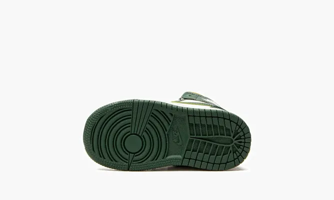 Для самых маленьких Air Jordan 1 Mid TD «Sonics Toddler Mid» зеленый