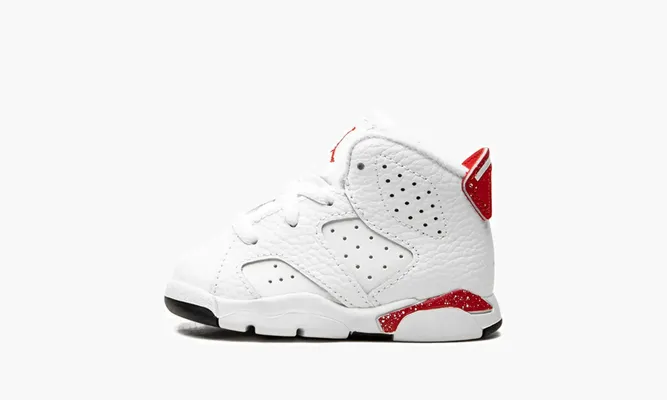 Для самых маленьких Air Jordan 6 Retro TD «Red Oreo» белый