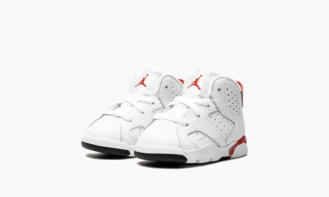 Для самых маленьких Air Jordan 6 Retro TD «Red Oreo» белый