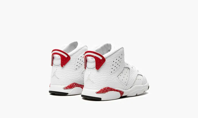 Для самых маленьких Air Jordan 6 Retro TD «Red Oreo» белый