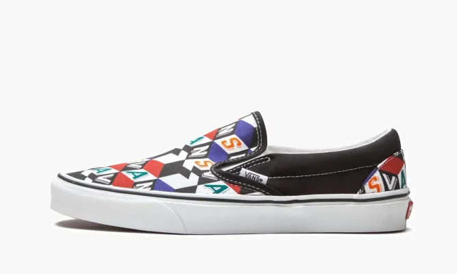 Кроссовки Vans Slip-on «Checker Cube» разноцветный