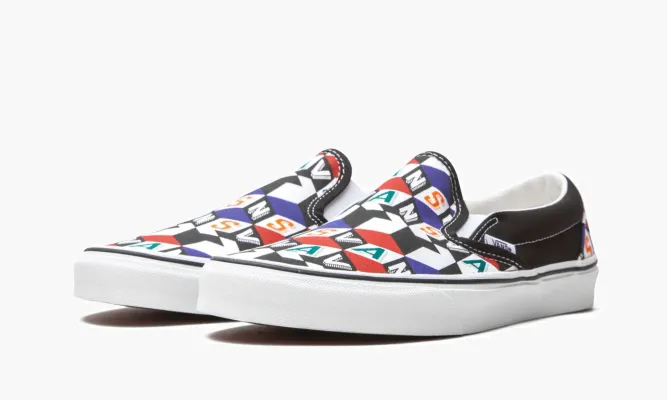 Кроссовки Vans Slip-on «Checker Cube» разноцветный
