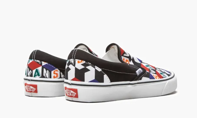 Кроссовки Vans Slip-on «Checker Cube» разноцветный