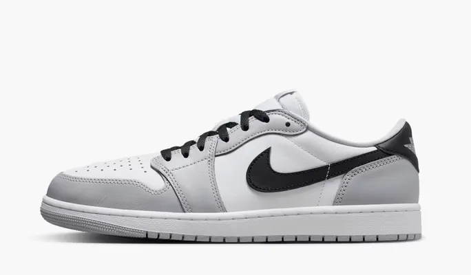 Кроссовки Air Jordan 1 Low OG “Barons” белый,серый