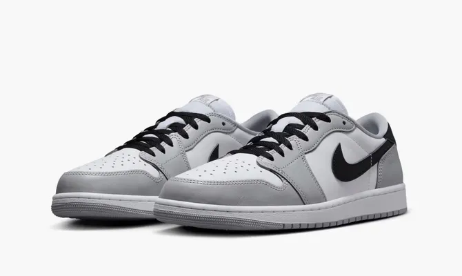 Кроссовки Air Jordan 1 Low OG “Barons” белый,серый