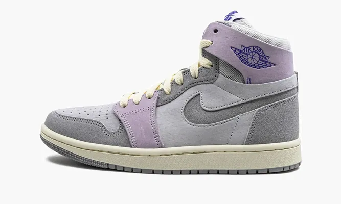 Кроссовки Air Jordan 1 Zoom CMFT 2 WMNS «Barely Grape» серый