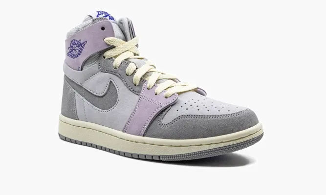 Кроссовки Air Jordan 1 Zoom CMFT 2 WMNS «Barely Grape» серый