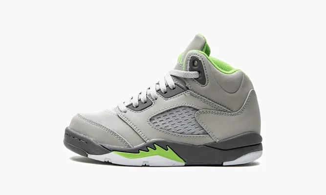 Для самых маленьких Air Jordan 5 Retro PS «Green Bean» серый
