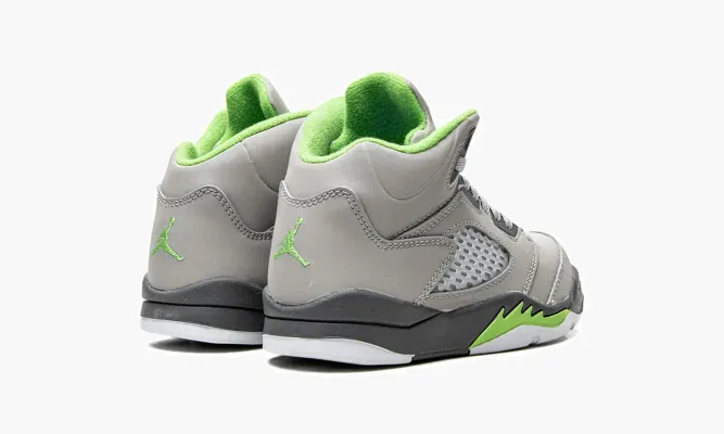 Для самых маленьких Air Jordan 5 Retro PS «Green Bean» серый