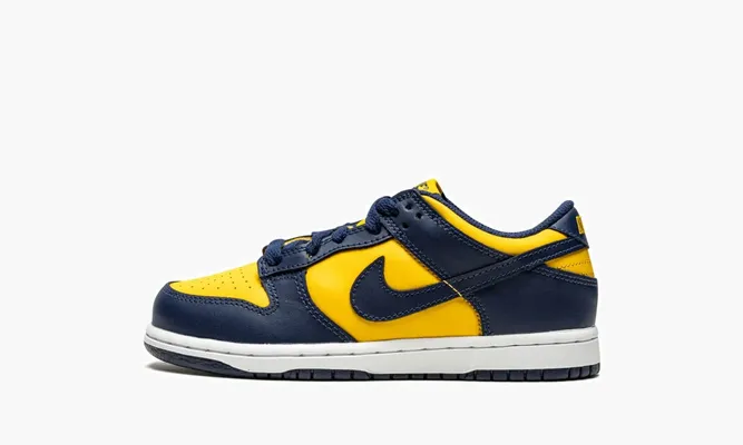Для самых маленьких Nike Dunk Low PS «Michigan» синий