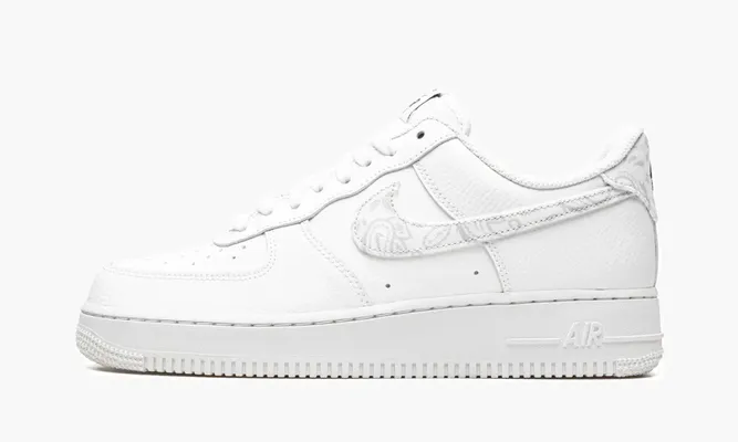 Кроссовки Air Force 1 LO MNS WMNS «White Paisley» белый