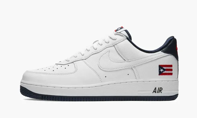 Кроссовки Air Force 1 Low «Puerto Rico» белый