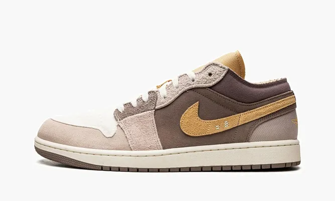 Кроссовки Air Jordan 1 Low SE Craft «Taupe Haze» бежевый