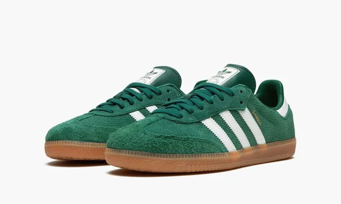 Кроссовки Adidas Samba OG «Collegiate Green Gum» зеленый
