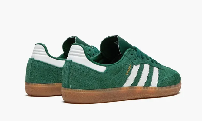 Кроссовки Adidas Samba OG «Collegiate Green Gum» зеленый