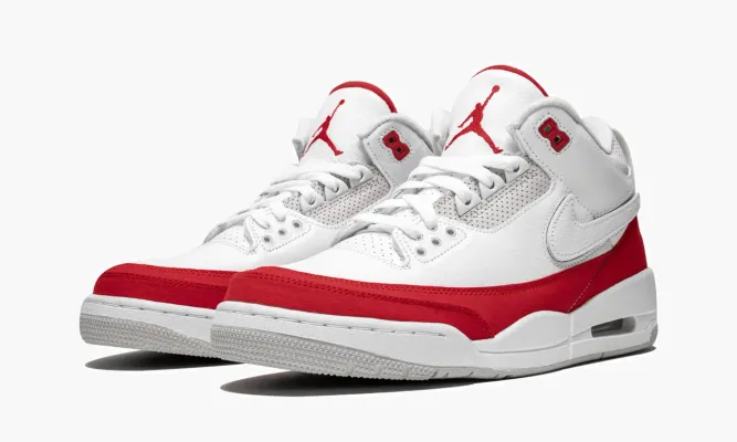 Кроссовки Air Jordan 3 Retro Tinker «Air Max 1 - University Red» белый
