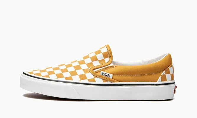 Кроссовки Vans Slip-on желтый,белый