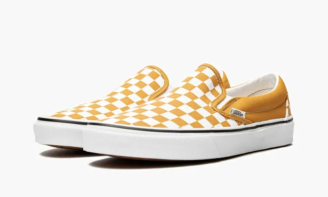 Кроссовки Vans Slip-on желтый,белый
