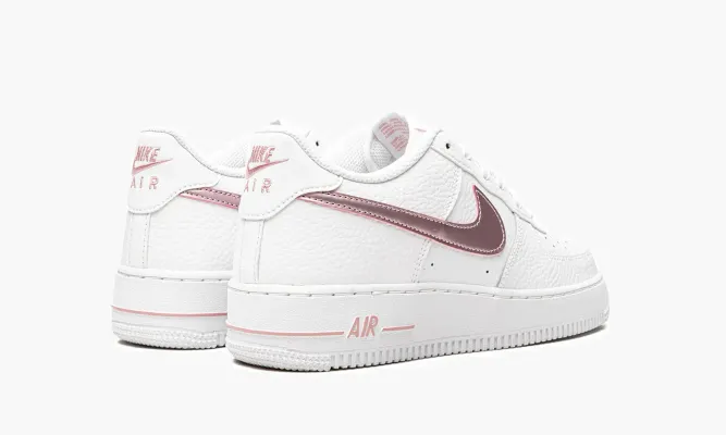 Кроссовки Air Force 1 GS «White/Pink Glaze» белый
