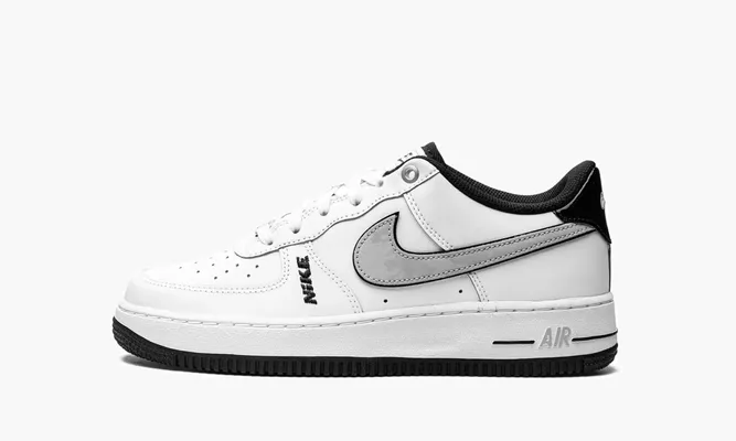 Кроссовки Air Force 1 LV8 GS «Motocross White Grey Black» белый