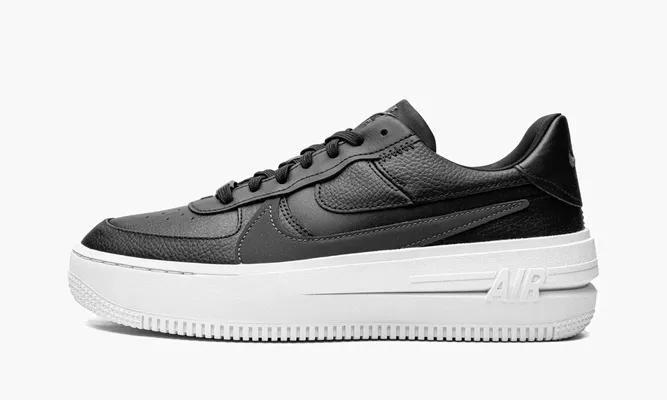 Кроссовки Air Force 1 PLT.AF.ORM MNS WMNS «Black» черный