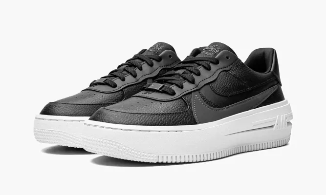 Кроссовки Air Force 1 PLT.AF.ORM MNS WMNS «Black» черный