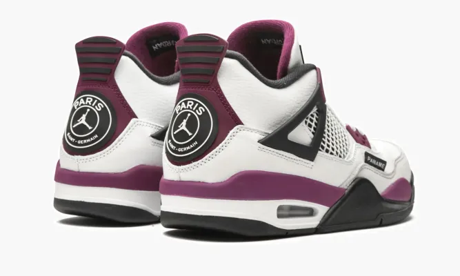 Для самых маленьких Air Jordan 4 Retro GS «Psg - Paris Saint Germain» белый