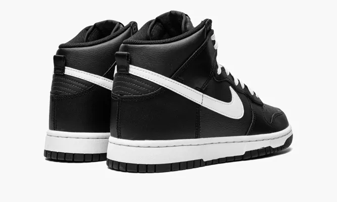 Кроссовки Nike Dunk High «Black / White» черный