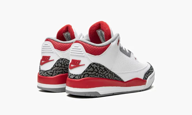 Для самых маленьких Air Jordan 3 Retro PS «Fire Red» белый