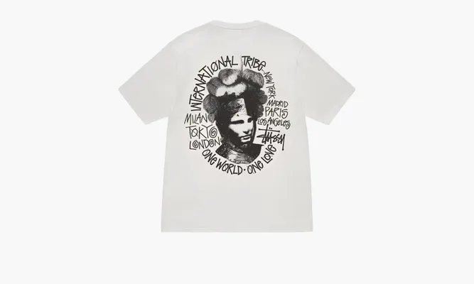 Одежда Stussy Ss24 T-shirt «Black White» белый