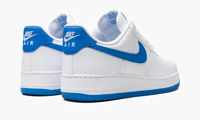 Кроссовки Air Force 1 Low «White / Photo Blue» белый